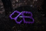 Roost Nero pedals in Purple