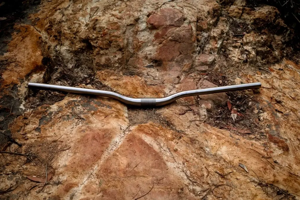 Roost Titanium MTB handlebar 30mm riser 12 degree backsweep